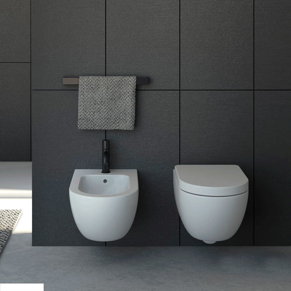 Туалет Cielo Enjoy EJVSK підвісний безободковий-RIMLESS, білий колір