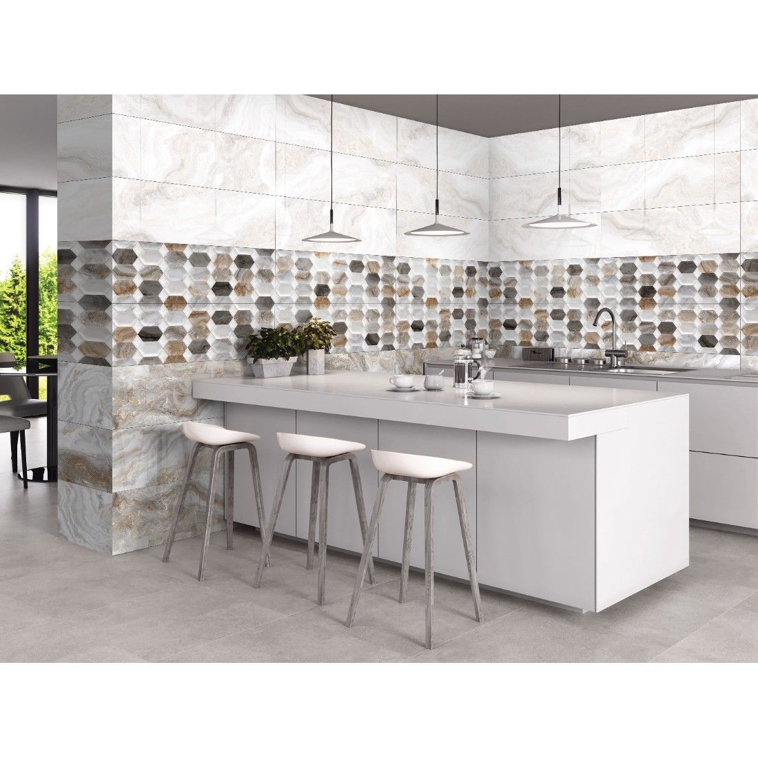 Плитка ARABESQUE GREY LIGHT