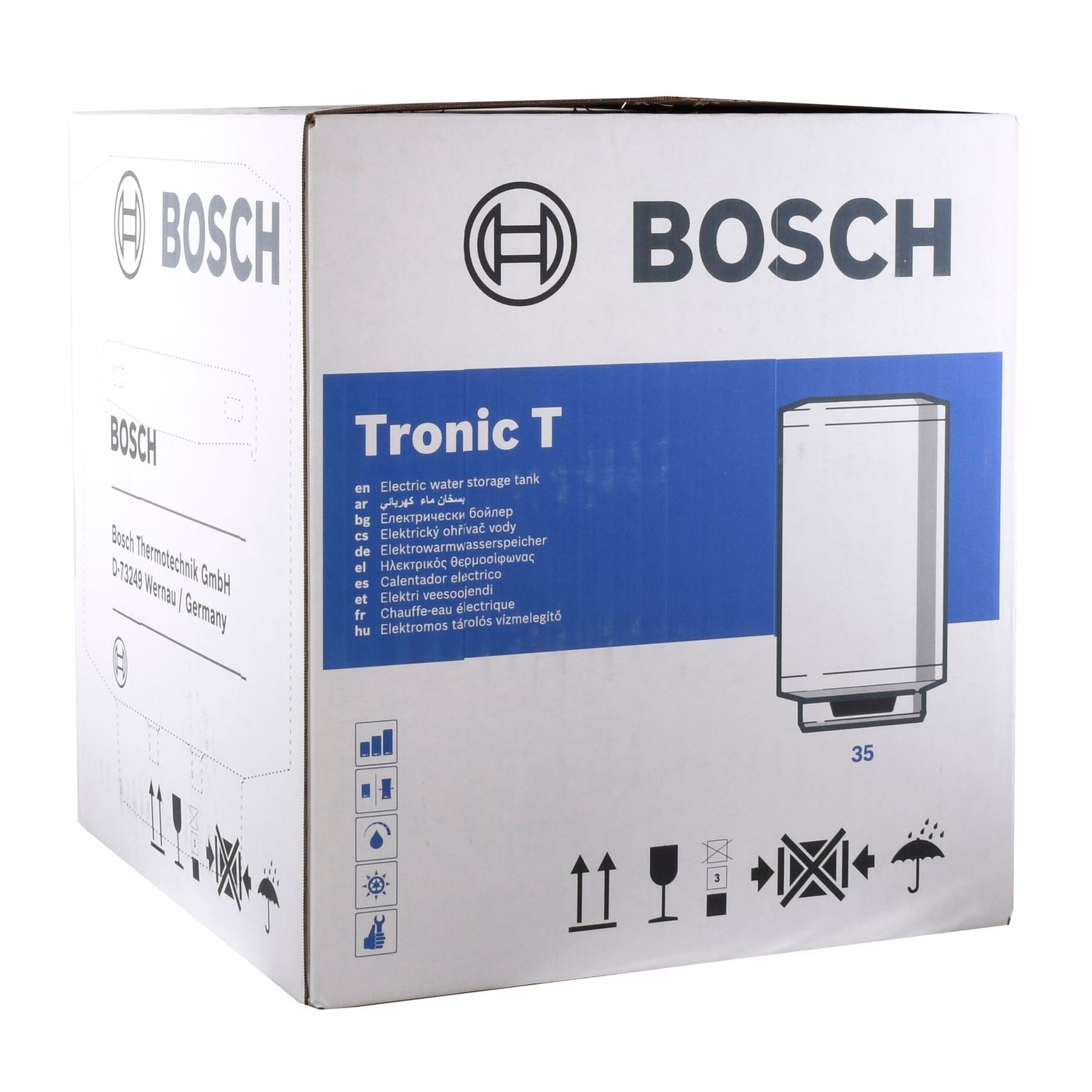 Водонагрівач Bosch Tronic 8000 T ES 035-5 1200W сухий ТЕН, електронне управління