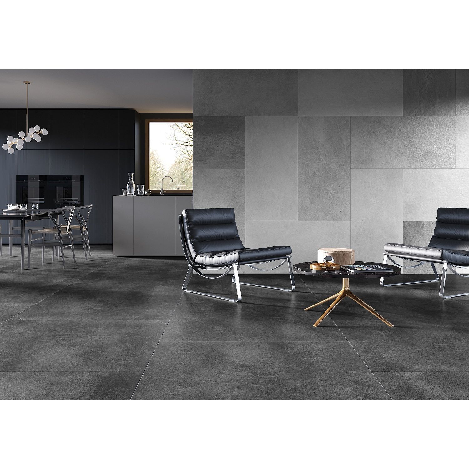 Плитка GRES TACOMA STEEL RECT