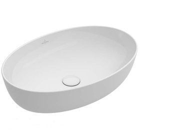 Раковина Villeroy&Boch ARTIS 61*41см, для установки на стільницю, без переливу, білий альпін CeramicPlus