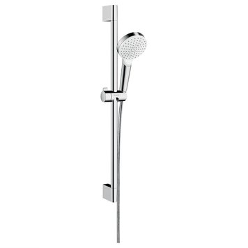 Душовий набір 0,65 м, білий/хром Hansgrohe Crometta 1jet