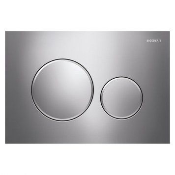 Змивна кнопка Geberit SIGMA 20, подвійне змивання, хром глянцевий/хром матовий/хром глянцевий