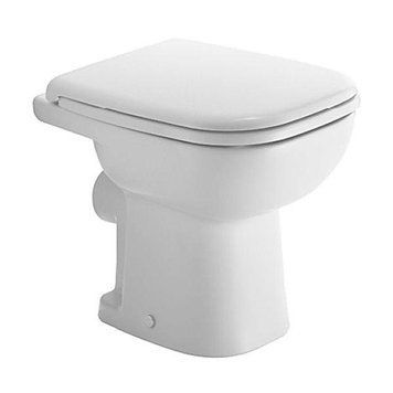 Унітаз Duravit D-CODE 35*48см, підлоговий, для незалежного підключення води, з вертикальним змивом, включаючи кріплення