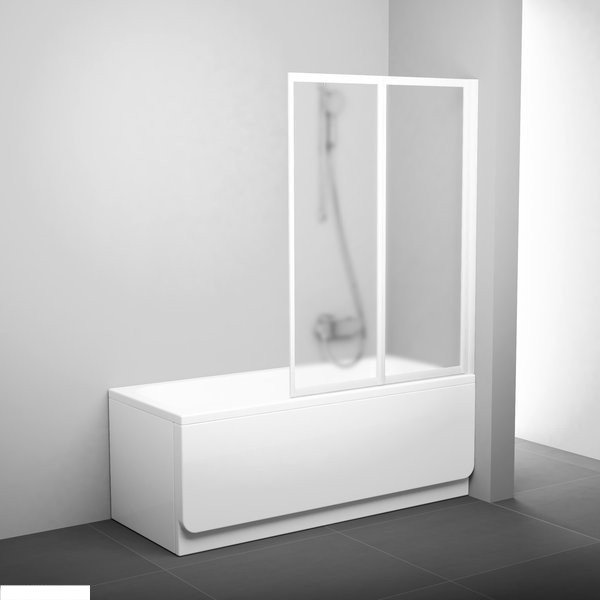 Шторки для ванни складні Ravak VS 2 105 сатин (Transparent)