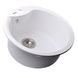 Гранітна мийка Globus Lux ORTA білий 485мм-А0007 - 3
