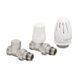 Комплект для підключення радіатора KOER SET-15 - 1/2x3/4 (прямий) з термоголовкою ЗЗ (KR3180)