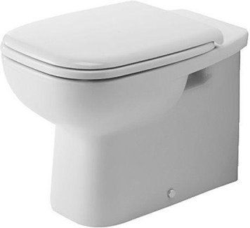 Унітаз Duravit D-CODE підлоговий (стіновий варіант) з вертикальним змивом