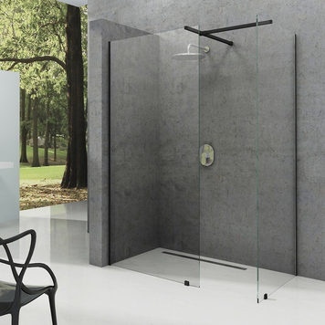 Неподвижная стенка Ravak Walk-IN Wall 600x2000mm Black Transparent