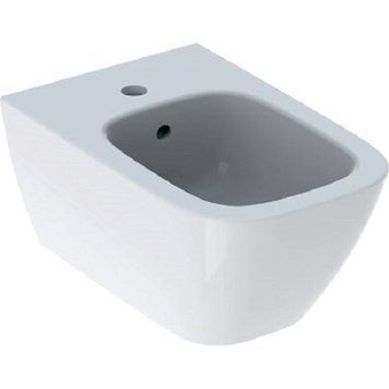 Подвесное Биде Geberit, Smyle Square 500.209.01.1, закрытой формы, перелив видимый, белый глянец