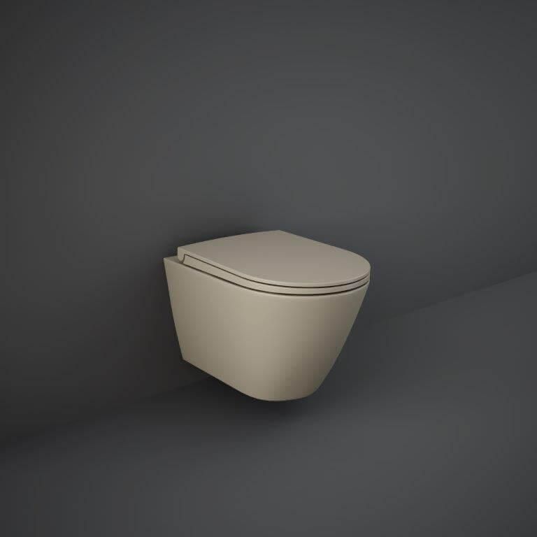 Крышка для унитаза RAK Ceramics Sanitaryware RSTSC3901514 FEELING UREA S/C SEAT COVER Matt Cappuccino