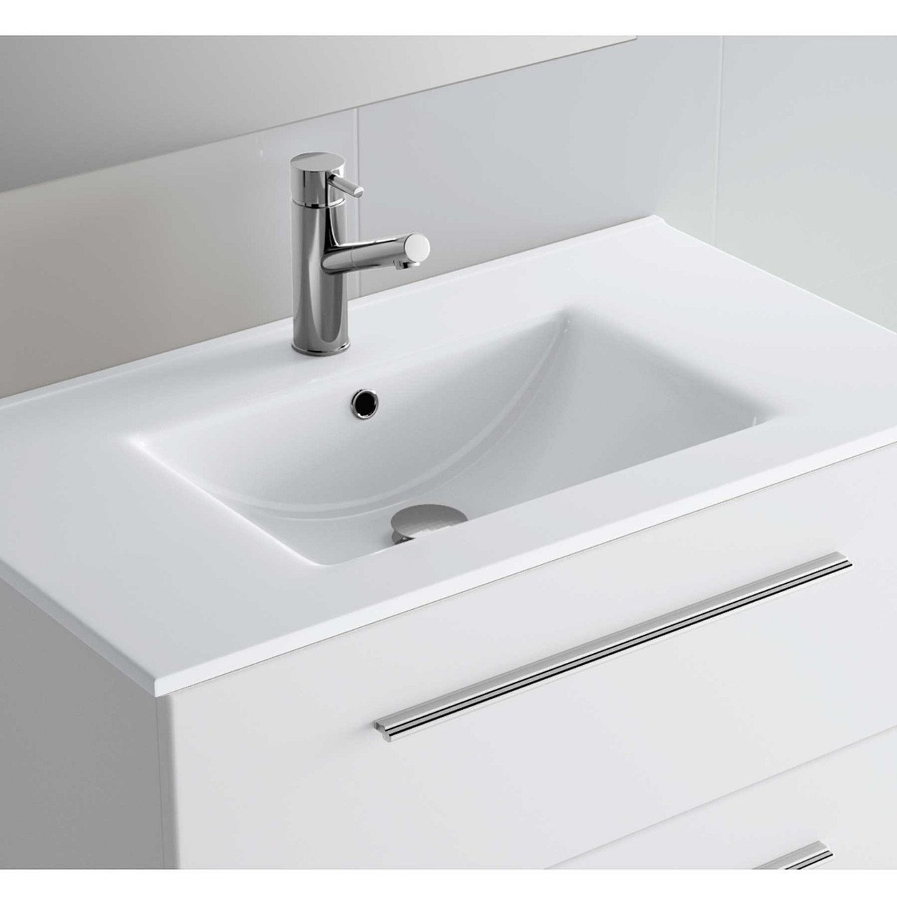 14711 Basin IBERIA 610 WHITE PORCELAIN 610 x 20 x 460 mm