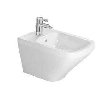 Біде Duravit DURASTYLE підвісне 37*54см, з переливом, з плоск.під суміш., з кріпленнями