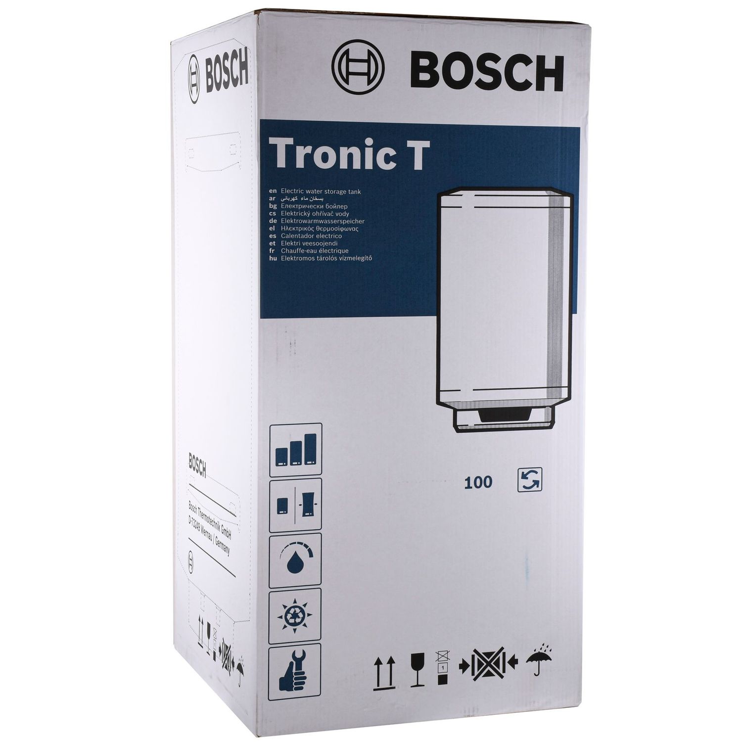 Водонагрівач Bosch Tronic 8000 T ES 100-5 2000W сухий ТЕН, електронне управління