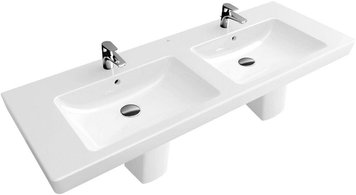 Умывальник Villeroy&Boch SUBWAY 2.0 двойной 130*47см