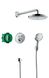 Душовий набір (верхній, ручний душ, ibox, термостат) Hansgrohe ShowerSet Raindance Select S/ShowerSelect S - 1