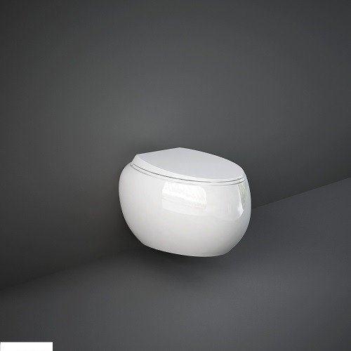 Підвісний унітаз RAK Ceramics CLOWC1446AWHA CLOUD, безободковий, білий глянець