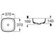 Раковина-чаша Roca INSPIRA 370*370мм, Soft, с керамічною кришкою донного клапана - 2
