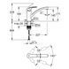 Змішувач для кухні GROHE EUROSMART NEW 33281003, хром - 2