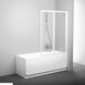 Шторки для ванни складні Ravak VS 2 105 білі (Transparent) - 1