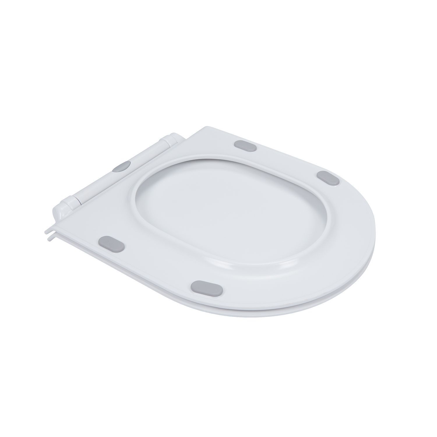 Унітаз-компакт Qtap Presto безобідковий з сидінням Soft-close QT24221217AW