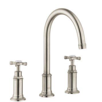 Смеситель для раковины, Hansgrohe Axor Montreux на 3 отверстия, двухвентильный