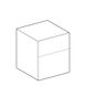 Шкаф боковой, Geberit Xeno2 с 2 ящиком, корпус и фасад: серый дуб 500.504.43.1 - 2