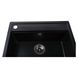 Гранітна мийка Globus Lux VOLTA чорний металік 570х510мм-А0001 - 3