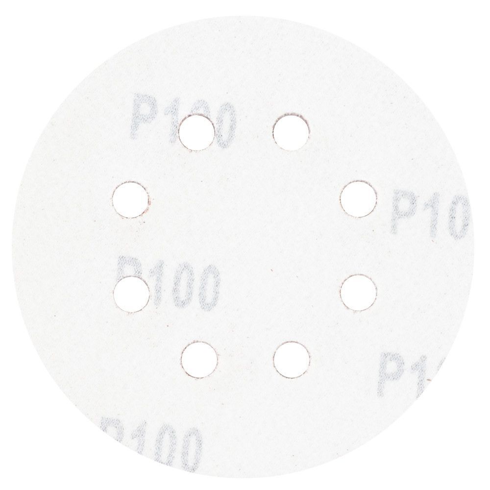 Шлифовальный Круг 8 Отверстий &Oslash;125Мм P100 (10Шт)