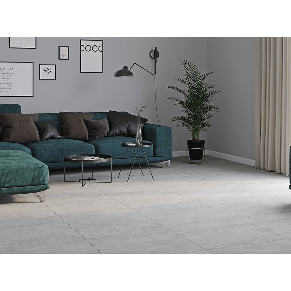 Плитка GPTU 603 LIGHT GREY MATT RECT SILVER PEAK
