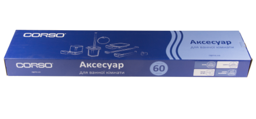 Держатель Для Полотенец Corso Vico 600&times;140&times;27Мм Двойной (B)