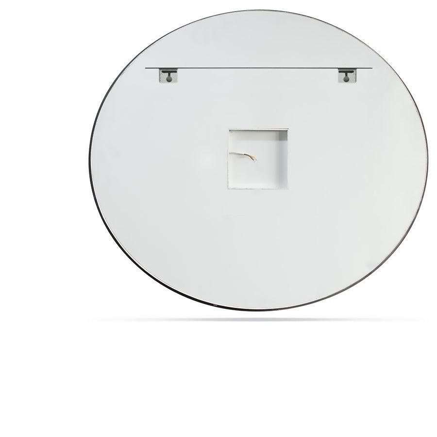 Дзеркало Liberta 'AMATO', кругле, скло стандарт 4 мм, підсвітка на стіну біла, кнопка знизу по центру, єврокромка