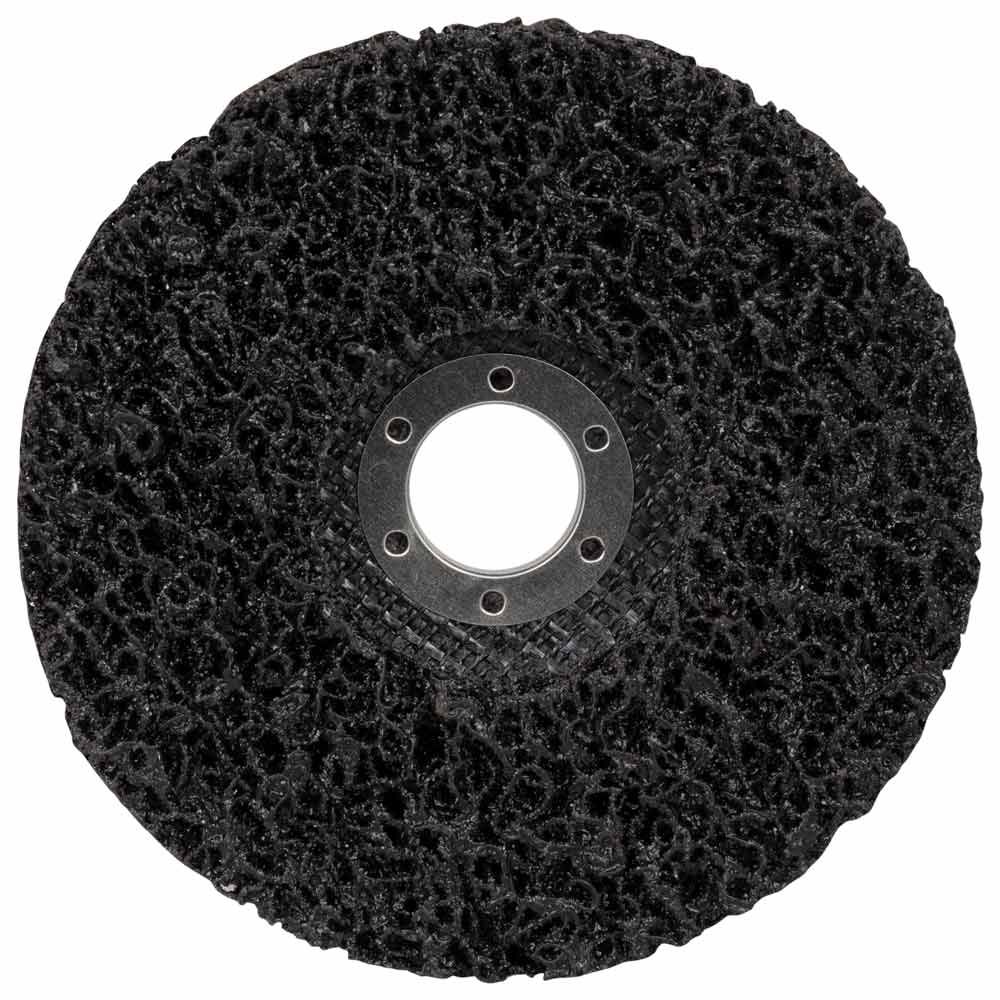Круг Зачистной Из Нетканого Абразива (Коралл) Т27 Ø125×22.23Мм Черный Мягкий