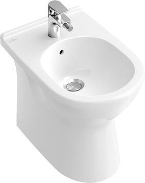Биде напольное Villeroy&Boch O.NOVO 36*56см, белый альпин