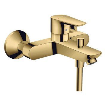 Змішувач для ванни, Hansgrohe TALIS E одноручний, зовнішнього монтажу, поліроване золото