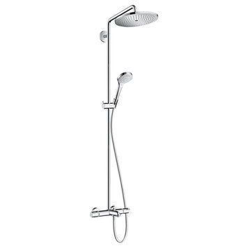 Душевая система для ванны с термостатом, хром Hansgrohe Croma Select 280 Air 1jet Showerpipe