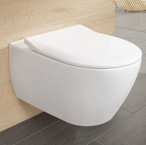 5614R2R1 Subway 2.0 WC Комплект подвесной, DirectFlush, CeramicPlus SlimSeat