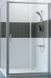 4-кутна односекційна розсувна двері з нерухомим сегментом 200*100 см, профіль середній з яскравим блиском, Huppe CLASSICS2 - 1