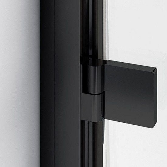 Душові двері 100, чорний профіль, скло прозоре 100х200см Sanswiss AN1CG10000607 ANNEA BLACK.