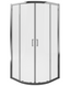 Душевая кабина LLR2/800 Brillant/Transparent , полукруглая - 1