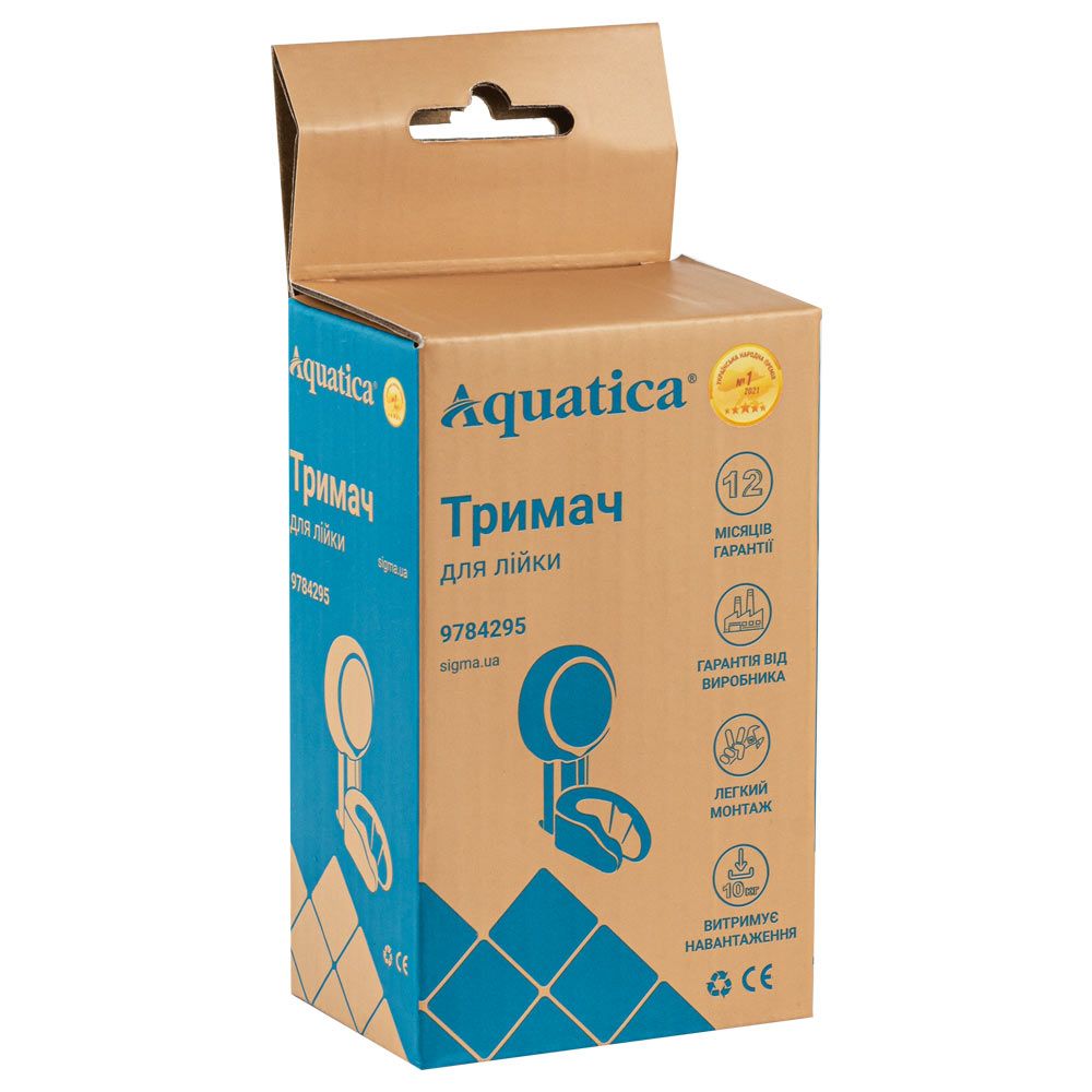 Тримач для лейки Aquatica на вакуумній присосці S42 64×79×104мм
