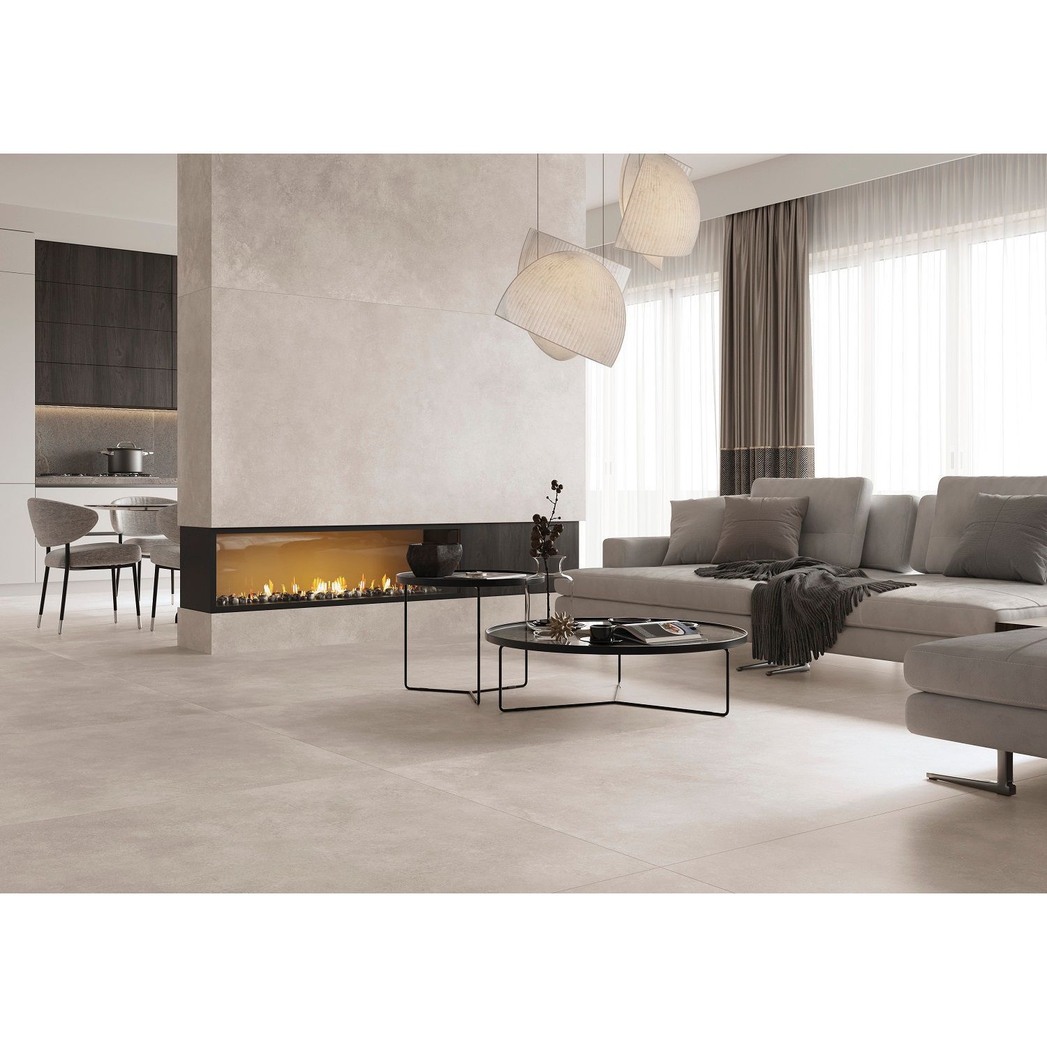Плитка GRES MODERN CONCRETE IVORY RECT
