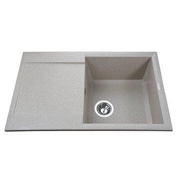 Гранитная мойка Globus Lux KOMO миндаль 790х500