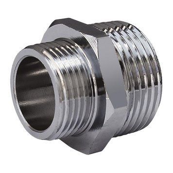 Ніпель SOLOMON 1/2'х3/8' НН хром 8208