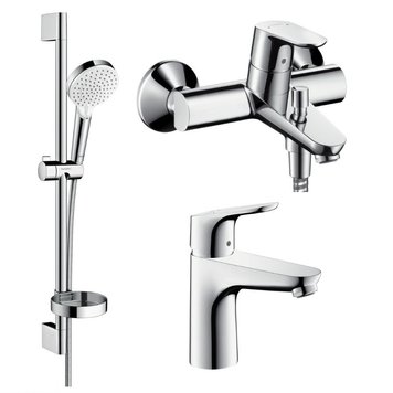 Набір змішувачів для ванни Hansgrohe FOCUS (31607000+31940000+26553400)