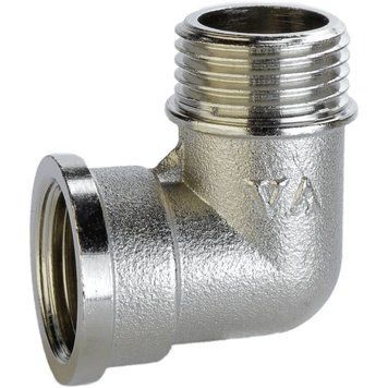 Уголок никелированный 3/4&Prime;ВР х 3/4&Prime;НР VA, штампованный А0120-1А(нк)
