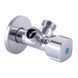 Кран кульовий кутовий подвійний SELBA 1/2&Prime;х 1/2&Prime;х1/2&Prime; DOUBLE (SL1588) - 2