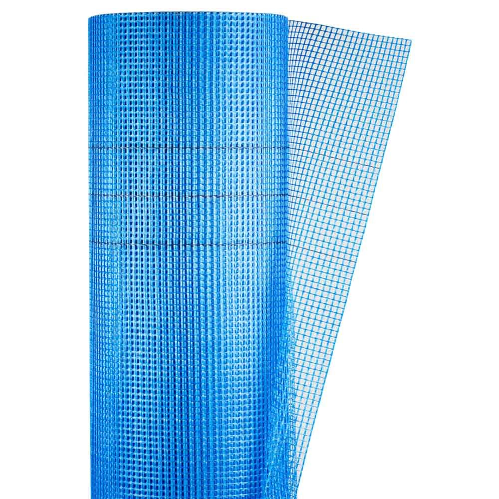 Стеклосетка Штукатурная Щелочестойкая Синяя 160Г/М2 5×5Мм 1×50М