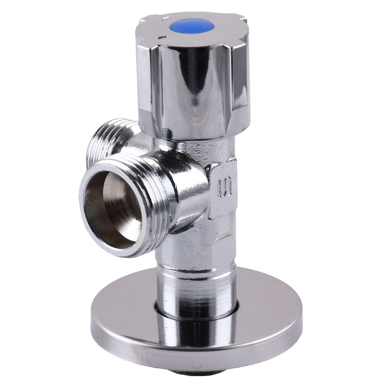 Кран кульовий кутовий подвійний SELBA 1/2&Prime;х 1/2&Prime;х3/4&Prime; DOUBLE (SL1599)