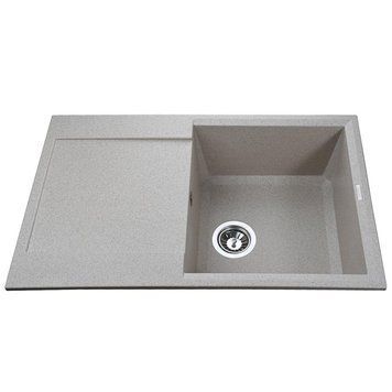 Гранитная мойка Globus Lux KOMO песчаный 790х500